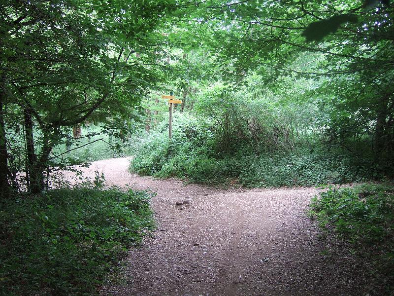 2011-05- (215).JPG - Nahe der größeren Ortschaften finden wir immer wieder eine gute Beschilderung der Wanderwege - aber als Wanderer sind wir meistens allein